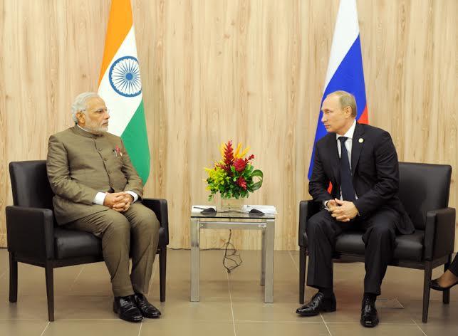 BRICS: PM Modi meets Russian President Vladimir Putin in Fortaleza BRICS: PM Modi meets Russian President Vladimir Putin in Fortaleza