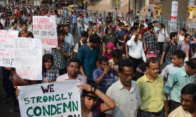 Trinamool to hit streets to counter JU students protests Trinamool to hit streets to counter JU students protests