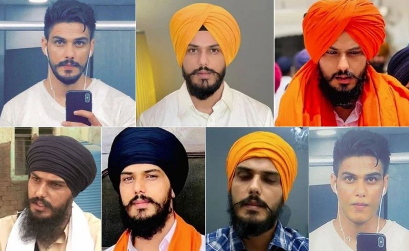 Punjab Police release possible looks of fugitive Khalistani leader Amritpal Singh's changed appearance Punjab Police release possible looks of fugitive Khalistani leader Amritpal Singh's changed appearance