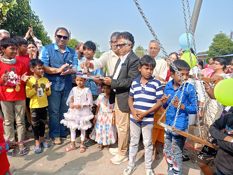 Rotary Club, South Kolkata Vision inaugurate newly developed children's park in Sonarpur
