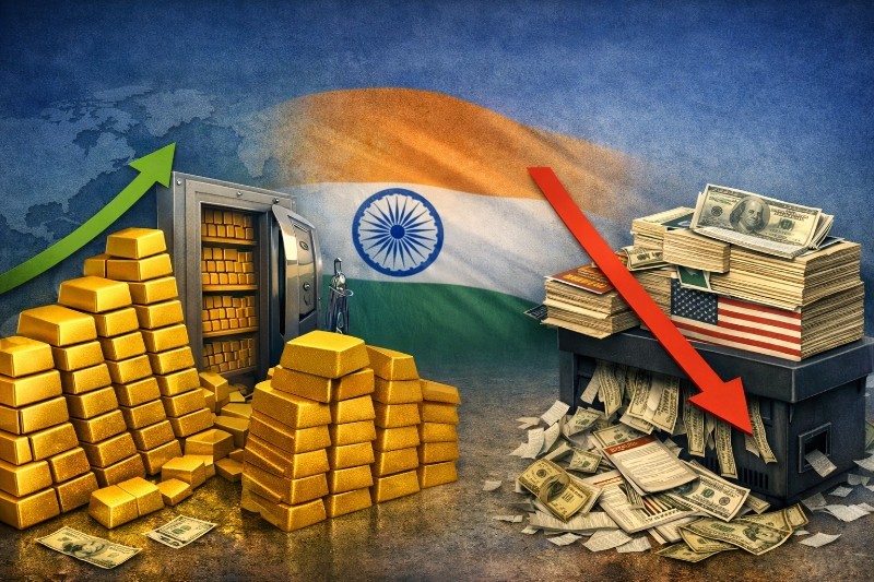 Is India moving away from the Dollar? Strategic shift in foreign reserves signals a new era