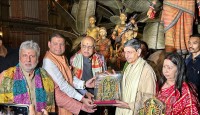 Bengal Guv R. N. Ravi inaugurates Chaltabagan Lohapatty Durga Pujas 84th edition Nishan  The Mark