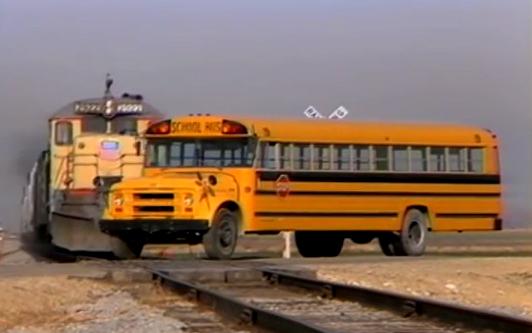 9 feared dead in school bus-train collision 9 feared dead in school bus-train collision