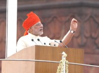 68th Independence Day from the ramparts of Red Fort