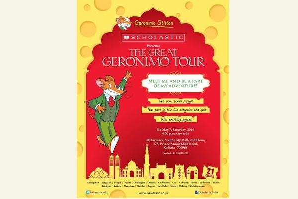 Starmark to host The Great Geronimo Tour for children on May 7 Starmark to host The Great Geronimo Tour for children on May 7