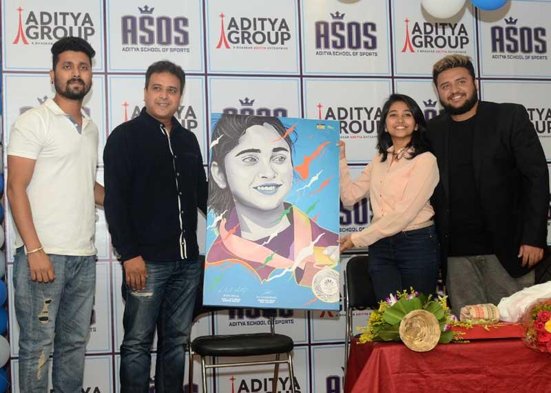 Aditya School of Sports felicitates shooter Mehuli Ghosh for her success in CWG 2018 Aditya School of Sports felicitates shooter Mehuli Ghosh for her success in CWG 2018
