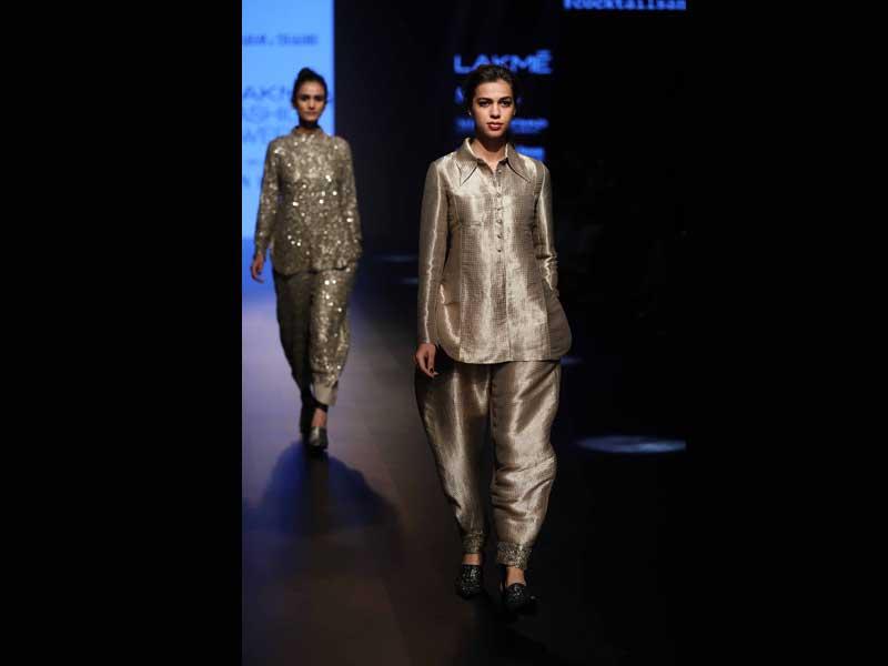 Abraham and Thakore showcases their Winter/Festive collection at Lakme Fashion Week