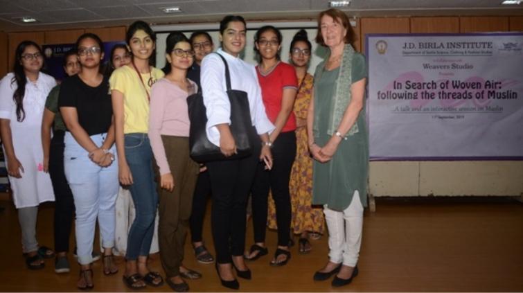 Expert on muslin urges young textile enthusiasts at JDBI to protect the rich Bengal legacy Expert on muslin urges young textile enthusiasts at JDBI to protect the rich Bengal legacy