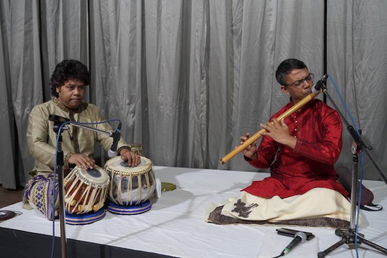 Bengal's flautist cop enthralls audience at ICCR recital Bengal's flautist cop enthralls audience at ICCR recital