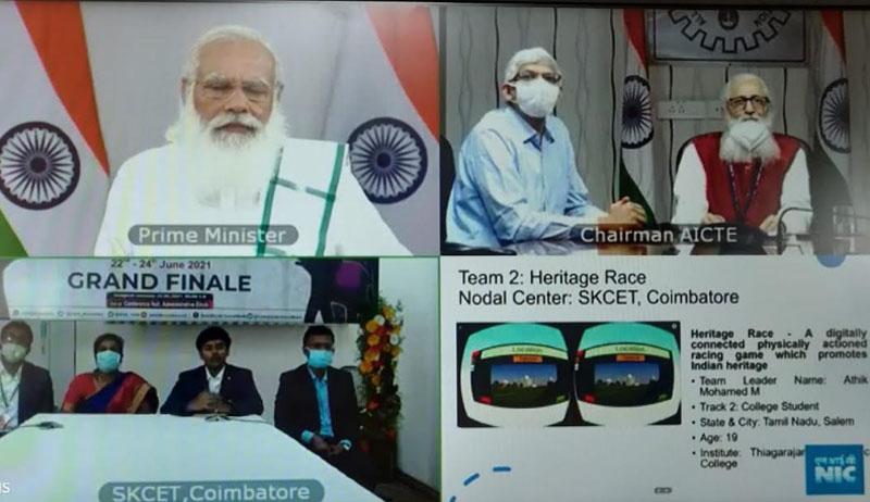 Salem Thiagarajar polytechnic student combines the physical and virtual for an entertaining cycle ride Salem Thiagarajar polytechnic student combines the physical and virtual for an entertaining cycle ride