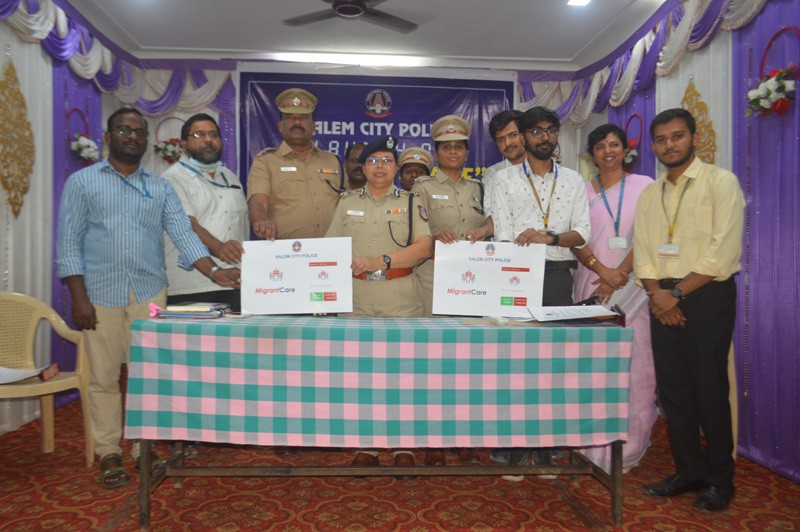 Sona College creates an app for migrant workers safety Sona College creates an app for migrant workers safety