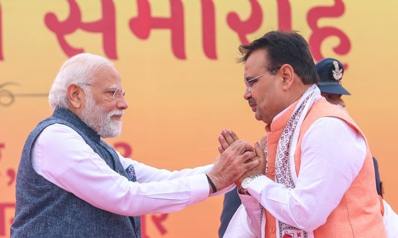 'I wish him the very best': PM Modi after Bhajan Lal Sharma takes oath as Rajasthan CM 'I wish him the very best': PM Modi after Bhajan Lal Sharma takes oath as Rajasthan CM