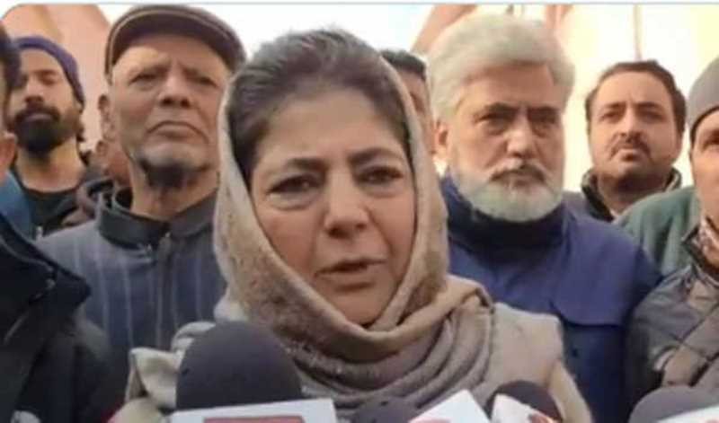 Mehbooba Mufti put under house arrest ahead of her Poonch visit, alleges PDP Mehbooba Mufti put under house arrest ahead of her Poonch visit, alleges PDP