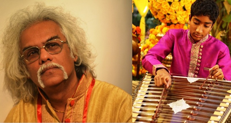 Legendary Shatatantri Veena player Tarun Bhattacharya presents one of his overseas disciples to the music connoisseurs of Kolkata Legendary Shatatantri Veena player Tarun Bhattacharya presents one of his overseas disciples to the music connoisseurs of Kolkata