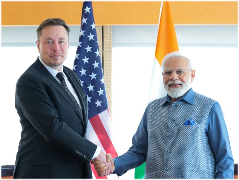 Narendra Modi, Elon Musk discuss Indo-US tech collaboration