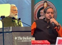 At Ramnath Goenka Awards, Tharoors surprise Modi praise leaves Congress red-faced At Ramnath Goenka Awards, Tharoors surprise Modi praise leaves Congress red-faced